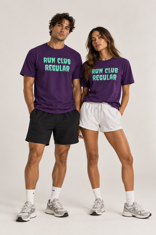 Afterglow Tee - Purple by Run Club Regular, T-shirt product image