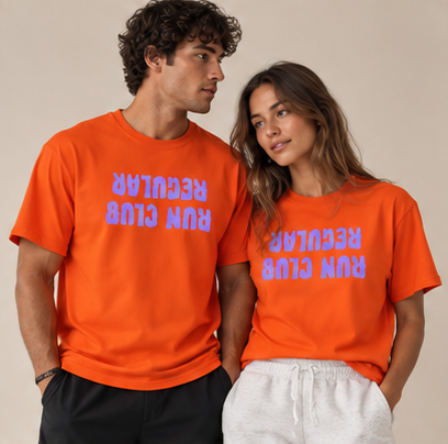 Regular 3.0 - Orange by Run Club Regular, T-shirt product image