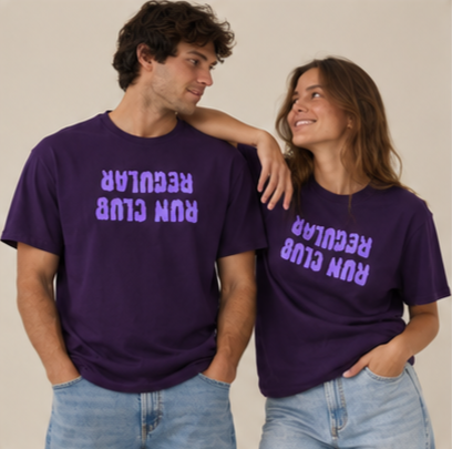 Regular 3.0 Tee - Purple by Run Club Regular, T-shirt product image