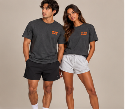 The Regular 2.0 Tee - Dark Heather by Run Club Regular, graphic T-shirt product image