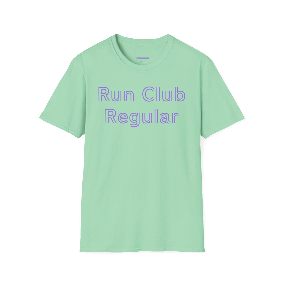 Retro Lines T-Shirt by Run Club Regular, graphic T-shirt product image