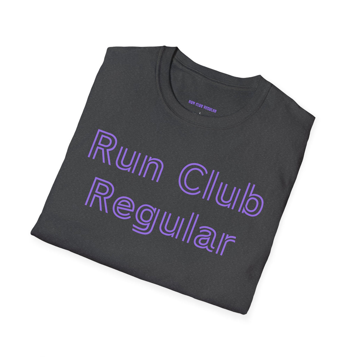 Retro Lines T-Shirt by Run Club Regular, graphic T-shirt product image