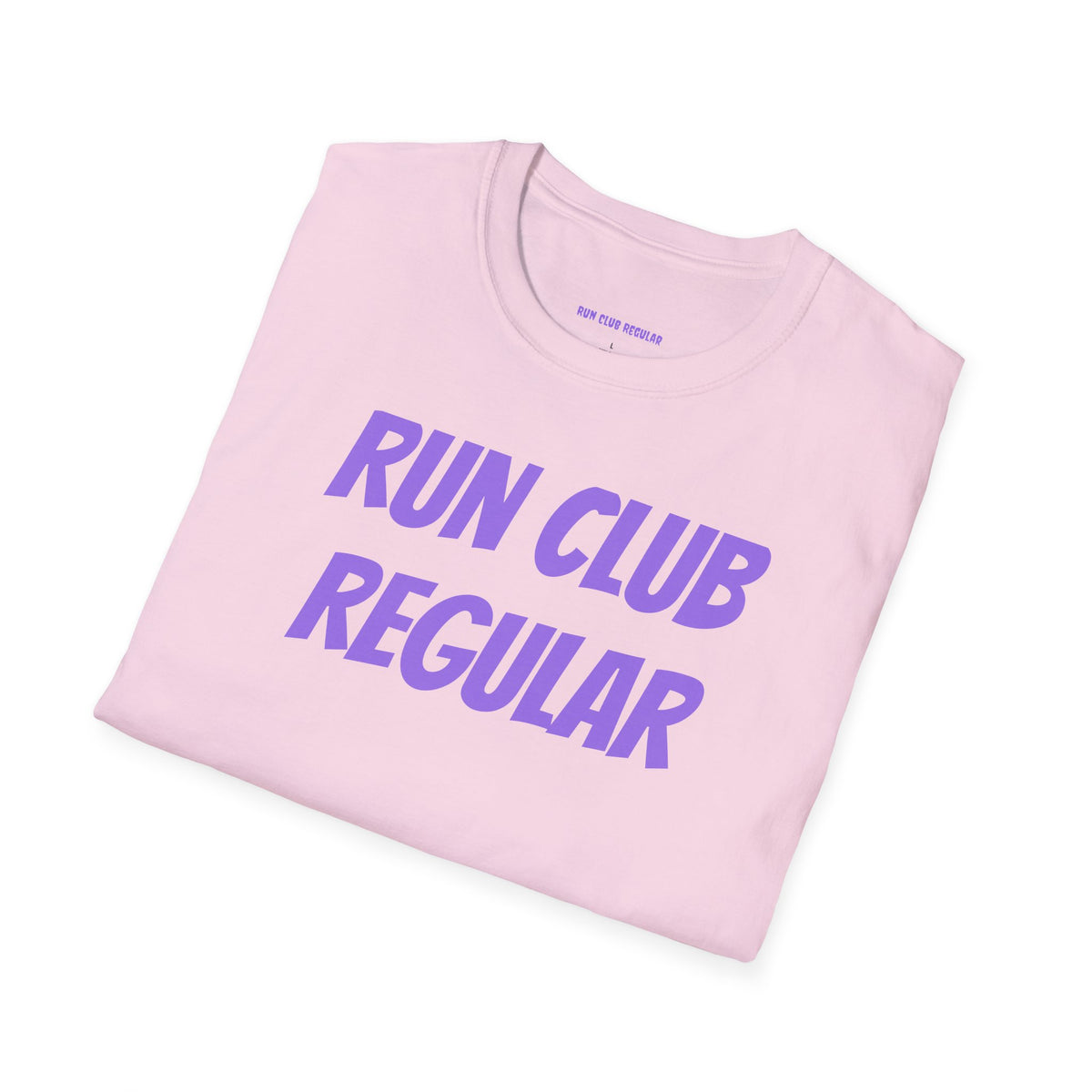 Racer T-Shirt by Run Club Regular, graphic T-shirt product photograph