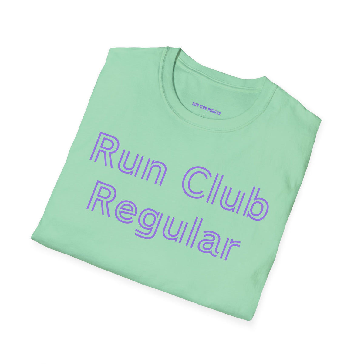 Retro Lines T-Shirt by Run Club Regular, graphic T-shirt product image