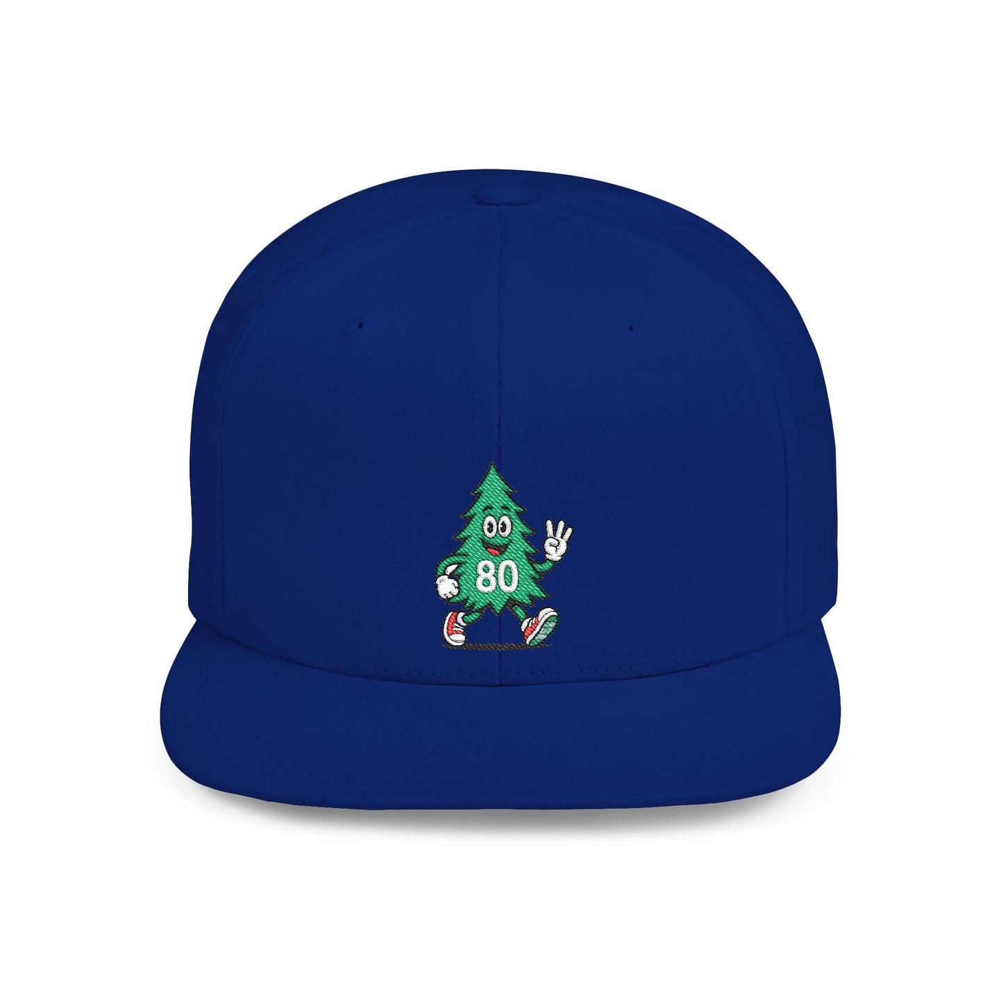 80 Tree Embroidered Snapback Hat — Spruce