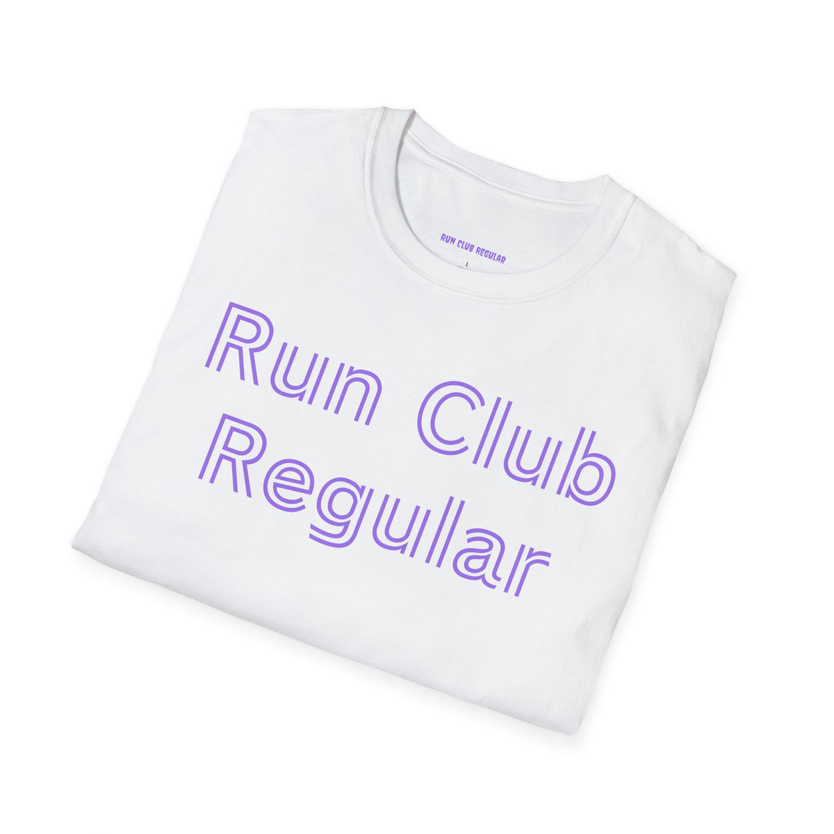 Retro Lines T-Shirt by Run Club Regular, graphic T-shirt product image