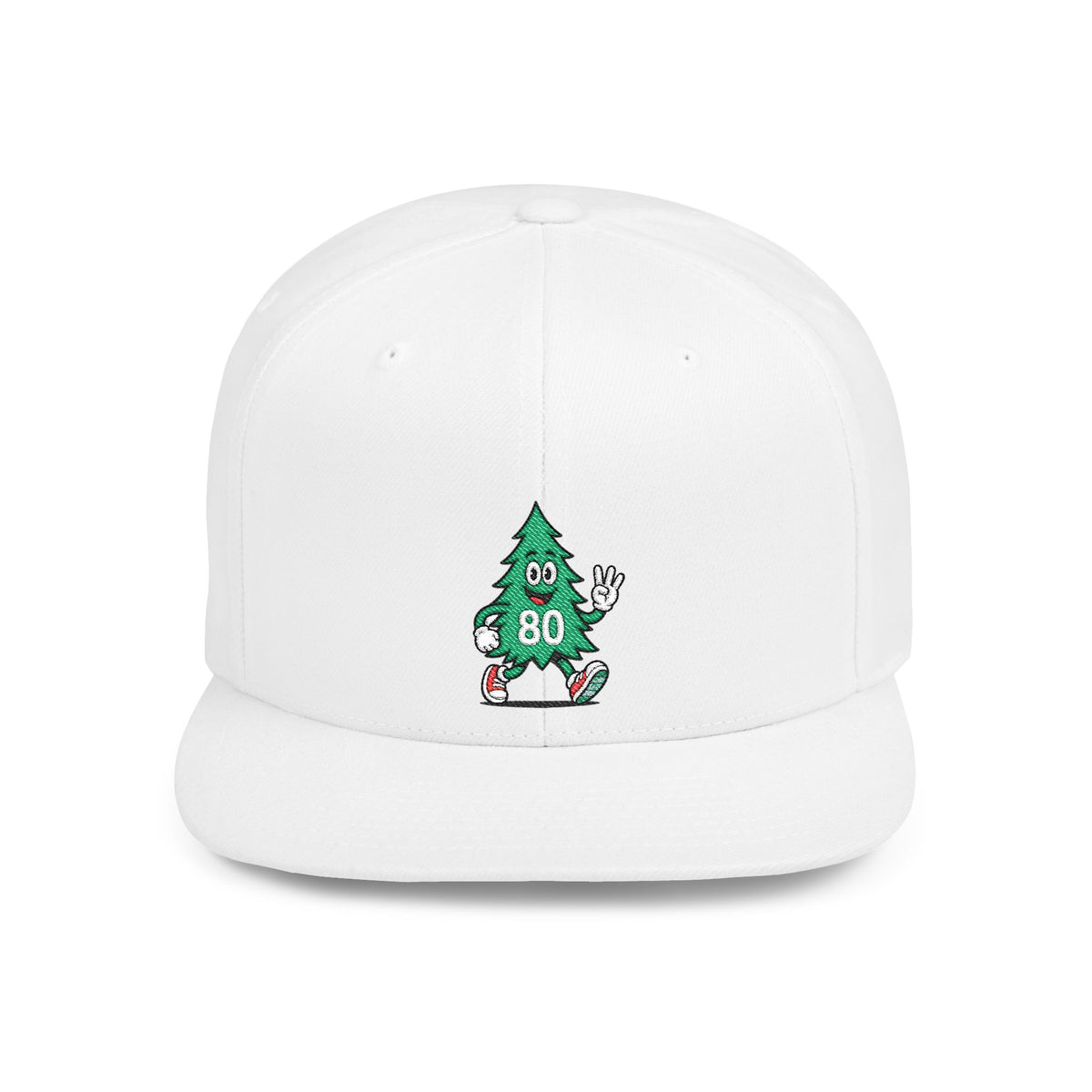 80 Tree Embroidered Snapback Hat — Royal by Run Club Regular, snapback hat product image