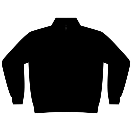 Women's Quarter-Zip Pullover — Black