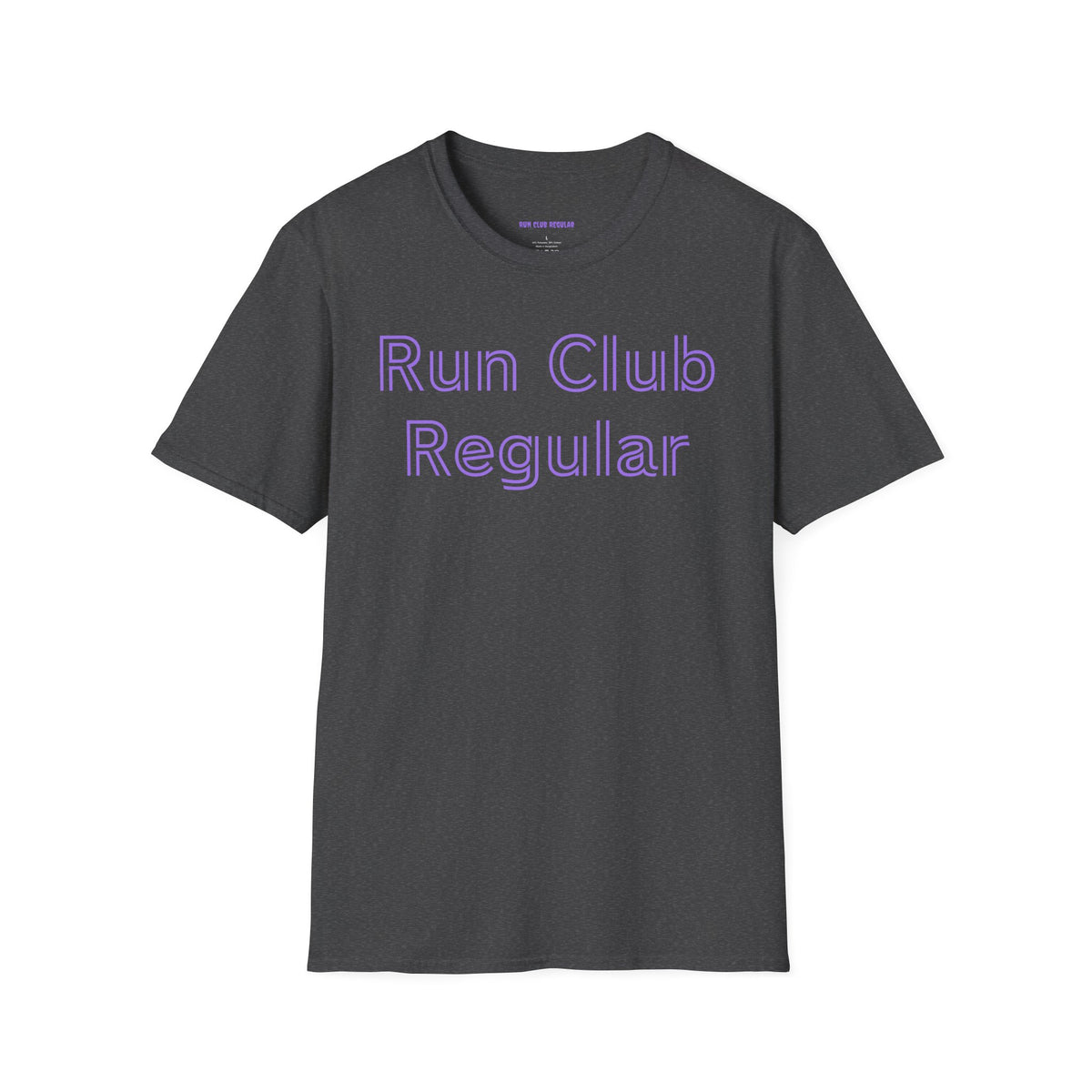 Retro Lines T-Shirt by Run Club Regular, graphic T-shirt product image