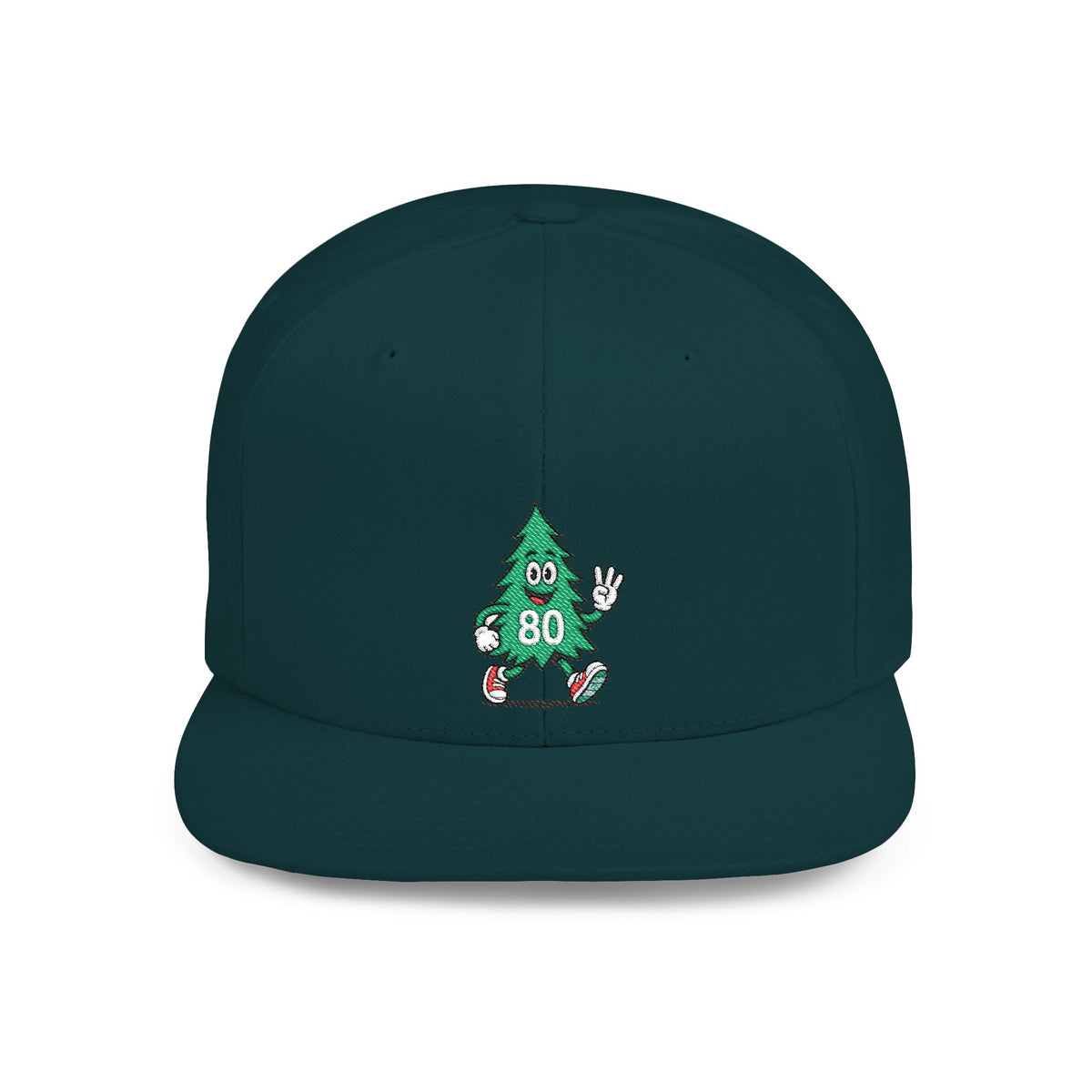 80 Tree Embroidered Snapback Hat — Royal by Run Club Regular, snapback hat product image