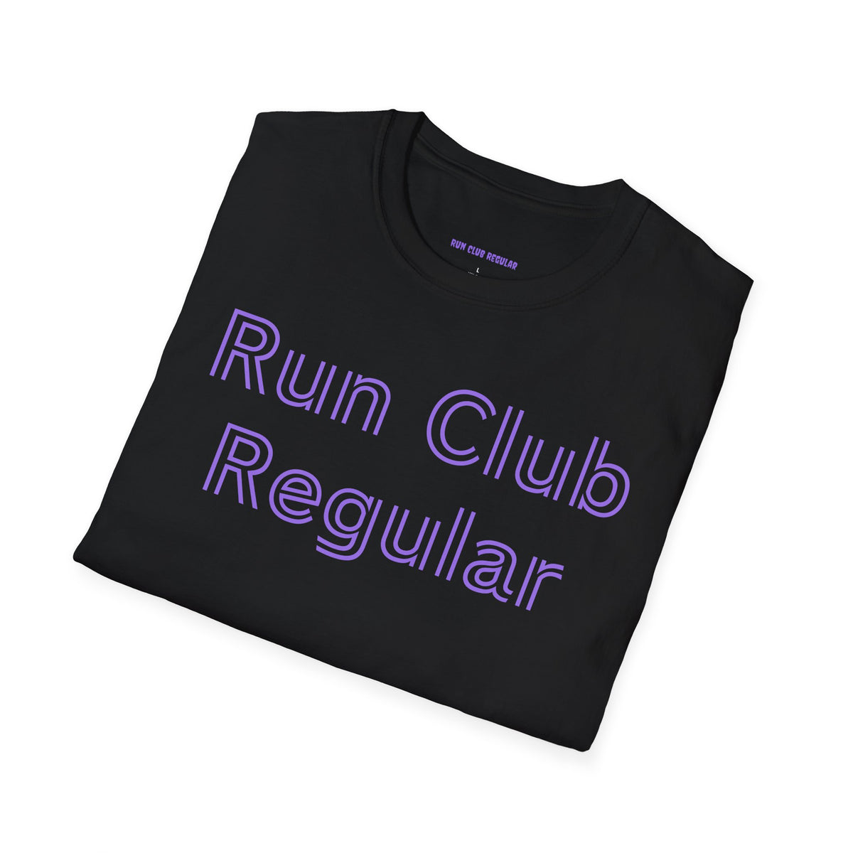 Retro Lines T-Shirt by Run Club Regular, graphic T-shirt product image