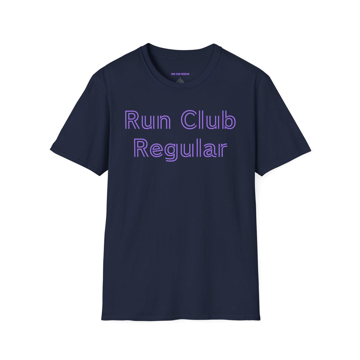 Retro Lines T-Shirt by Run Club Regular, graphic T-shirt product image