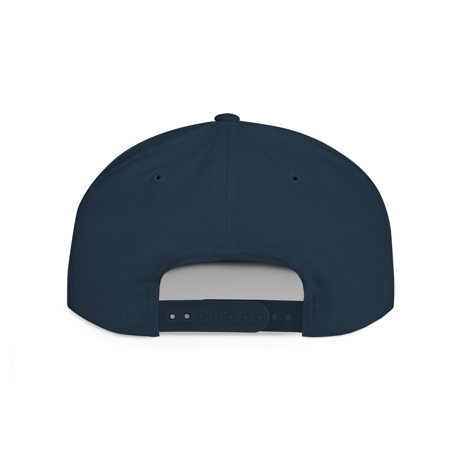 80 Tree Embroidered Snapback Hat — Black