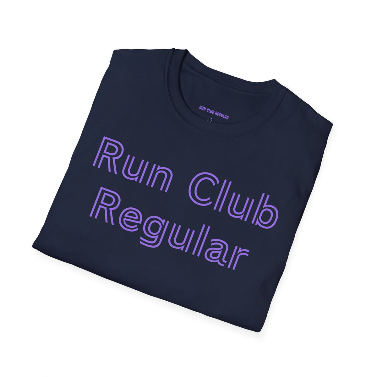 Retro Lines T-Shirt by Run Club Regular, graphic T-shirt product image