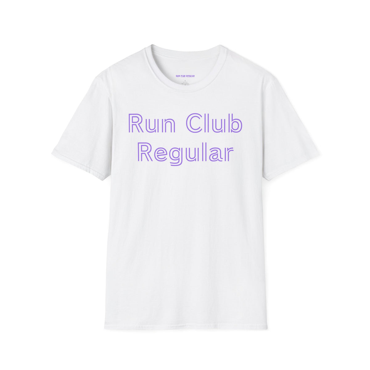 Retro Lines T-Shirt by Run Club Regular, graphic T-shirt product image