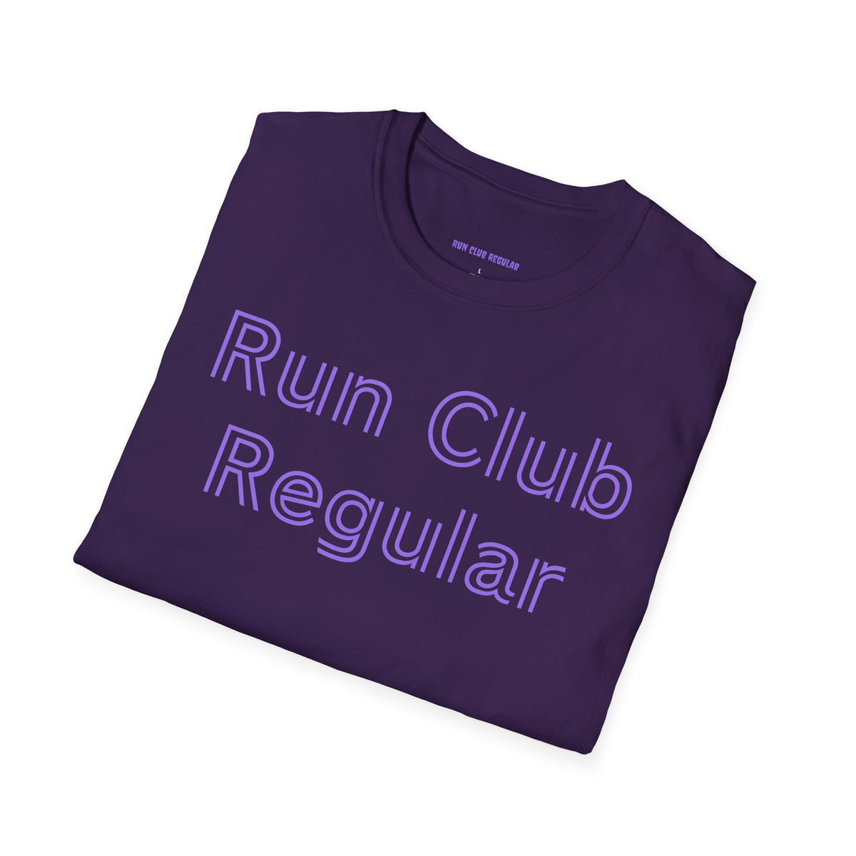 Retro Lines T-Shirt by Run Club Regular, graphic T-shirt product image