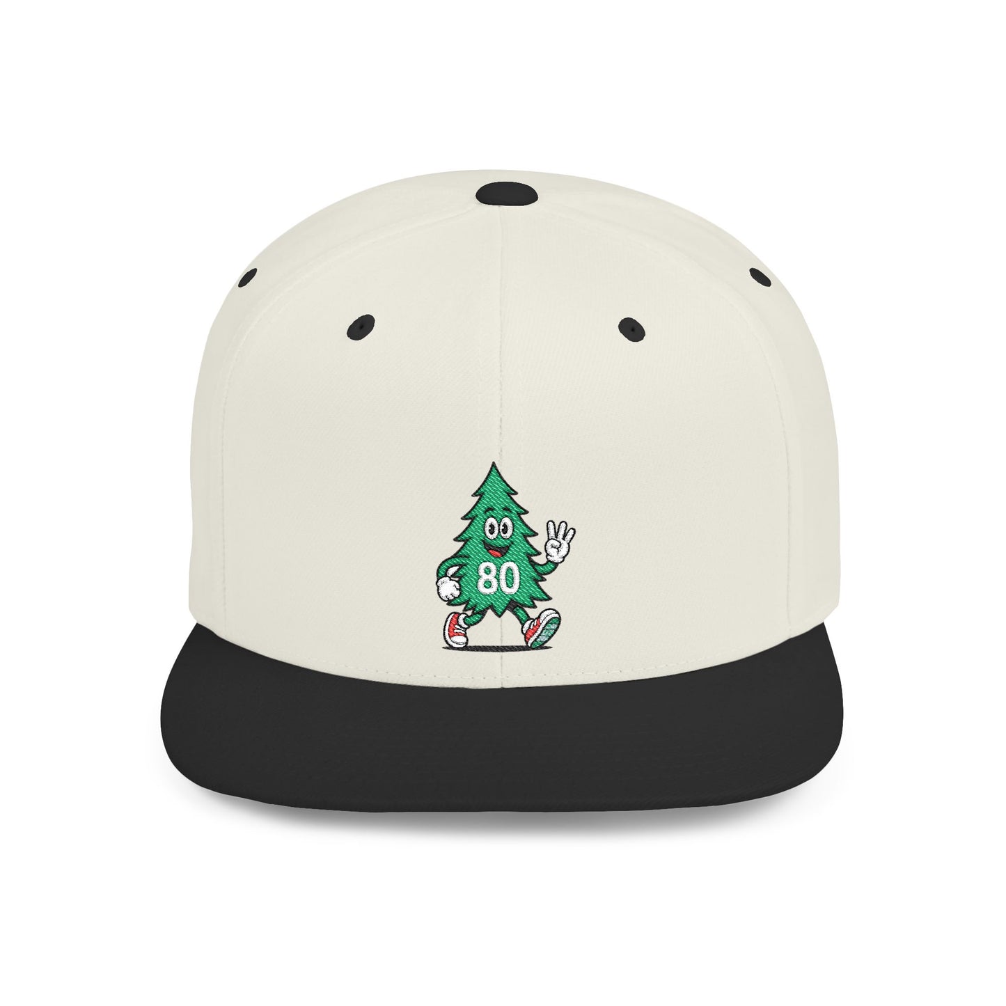 80 Tree Embroidered Snapback Hat — Royal