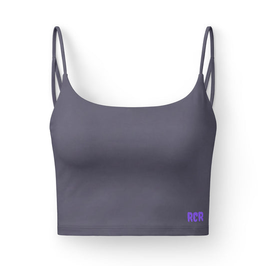 RCR Mini Crop Tank- Charcoal