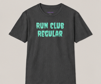 Afterglow Tee - Dark Heather by Run Club Regular, T-shirt product image