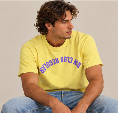Axis Tee - Gold Medal by Run Club Regular, graphic T-shirt product photograph