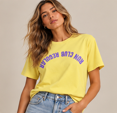 Axis Tee - Gold Medal by Run Club Regular, graphic T-shirt product photograph