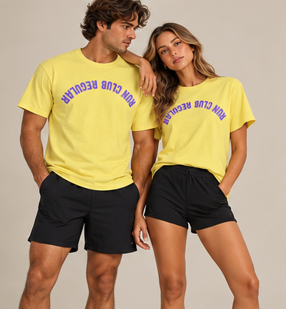 Axis Tee - Gold Medal by Run Club Regular, graphic T-shirt product photograph