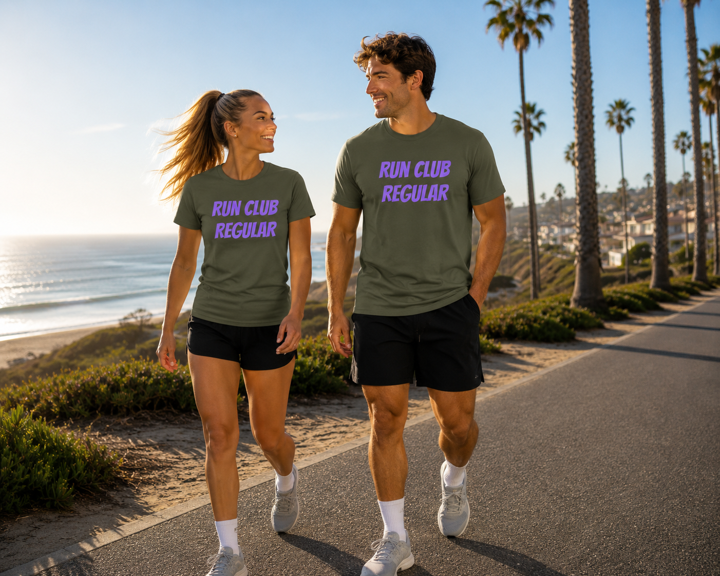 Racer T-Shirt - Military Green