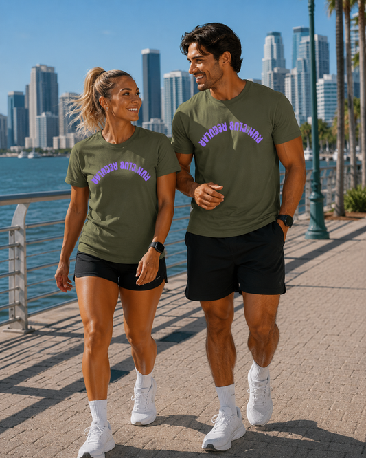Up Arch T-Shirt - Military Green