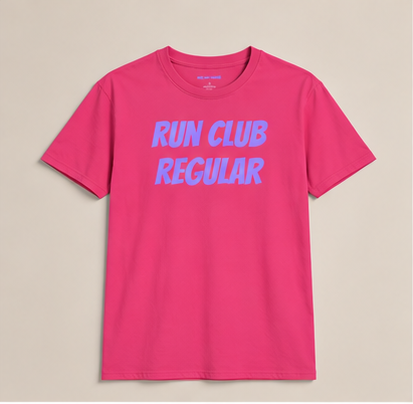 Racer Tee - Heliconia by Run Club Regular, graphic T-shirt product image