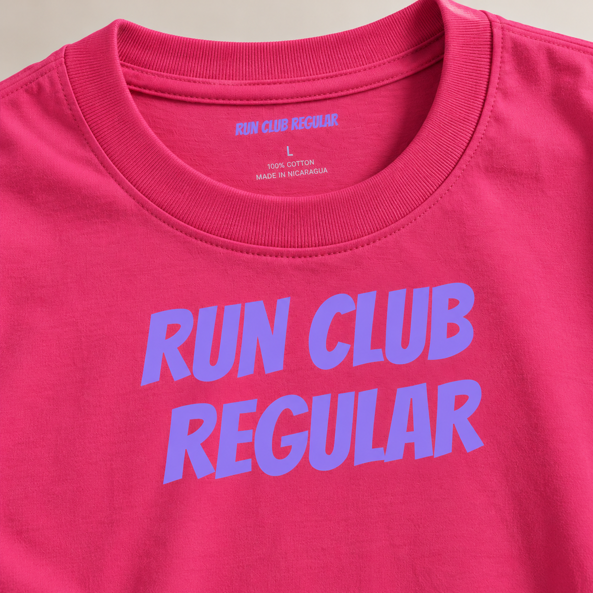 Racer Tee - Heliconia by Run Club Regular, graphic T-shirt product image