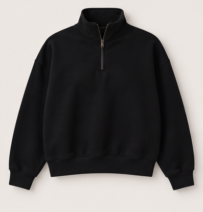 The Off Duty Quarter-Zip — Navy by Run Club Regular, quarter-zip product image