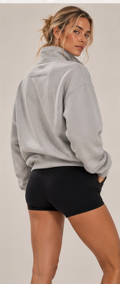 The Off Duty Quarter-Zip — Smoke by Run Club Regular, quarter-zip product image
