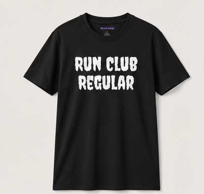 Phantom Tee - Black by Run Club Regular in black, T-shirt product image