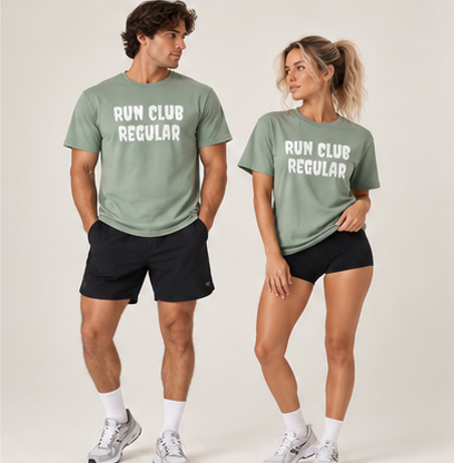 Phantom Tee - Sage by Run Club Regular, T-shirt product image