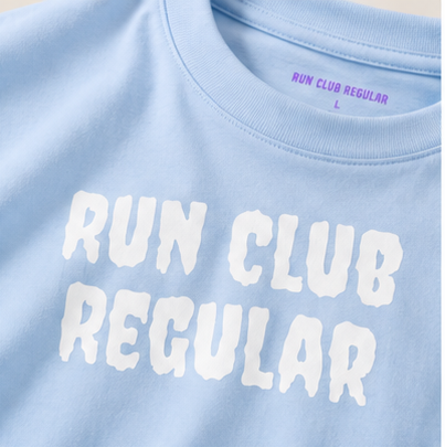 Phantom Tee - Light Blue by Run Club Regular, T-shirt product image