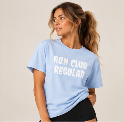 Phantom Tee - Light Blue by Run Club Regular, T-shirt product image