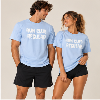 Phantom Tee - Light Blue by Run Club Regular, T-shirt product image