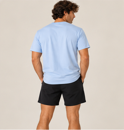 Phantom Tee - Light Blue by Run Club Regular, T-shirt product image