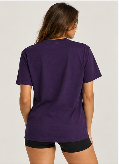 The Pillar Tee - Purple by Run Club Regular, graphic T-shirt product image