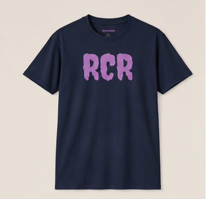 RCR Tee - Navy by Run Club Regular, graphic T-shirt product image