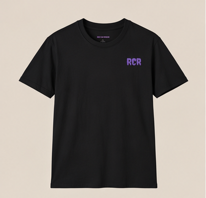 Lowkey Tee - Black by Run Club Regular, graphic T-shirt product image