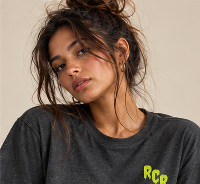 Lowkey Flow Tee - Dark Heather by Run Club Regular, graphic T-shirt product image