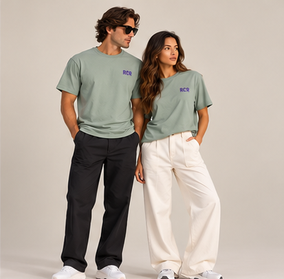 Lowkey Tee - Sage by Run Club Regular, graphic T-shirt product image