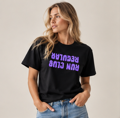 Regular 3.0 Tee - Black by Run Club Regular in black, T-shirt product image