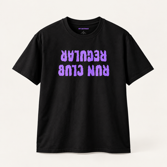 Regular 3.0 Tee - Black by Run Club Regular in black, T-shirt product image