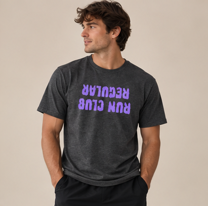 Regular 3.0 Tee - Dark Heather by Run Club Regular, T-shirt product image