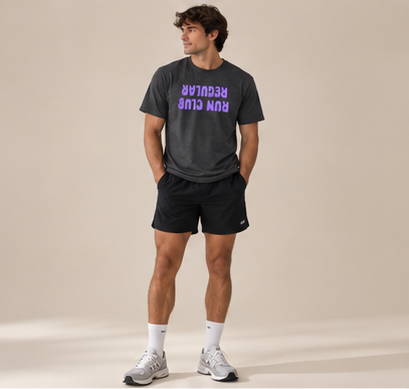 Regular 3.0 Tee - Dark Heather by Run Club Regular, T-shirt product image