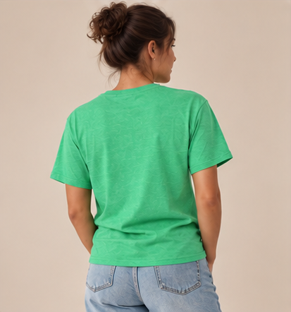 Regular 3.0 Tee - Heather Irish Green by Run Club Regular in green, T-shirt product image
