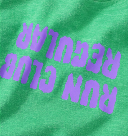 Regular 3.0 Tee - Heather Irish Green by Run Club Regular in green, T-shirt product image