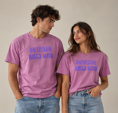 Regular 3.0 Tee - Heather Orchid by Run Club Regular, T-shirt product image
